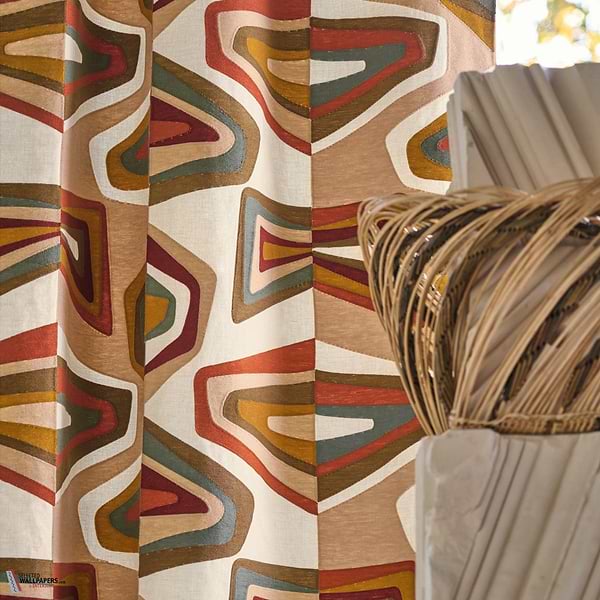 West Dream stof-Casamance-Selected Wallpapers-Interiors
