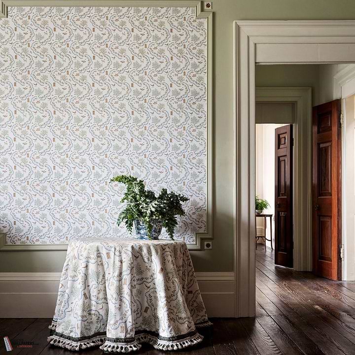 Wildflower meadow behang-Sanderson-Selected Wallpapers-Interiors