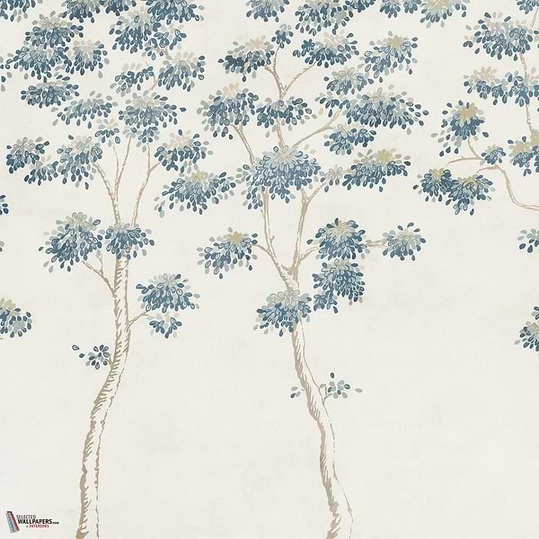 Wilhelm behang-Sandberg-Blue-Mattic-M2-Selected Wallpapers-Interiors