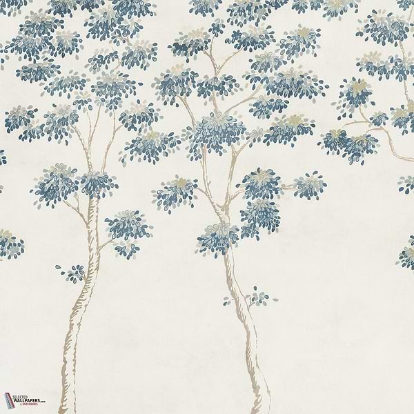 Wilhelm behang-Sandberg-Blue-Mattic-M2-Selected Wallpapers-Interiors