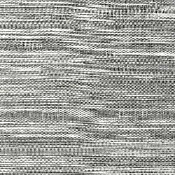 Windward Sisal-Thibaut-Steel-Rol-Selected-Wallpapers-Interiors