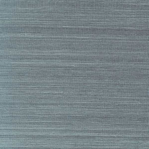 Windward Sisal-Thibaut-Dusty Teal-Rol-Selected-Wallpapers-Interiors