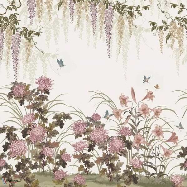 Wisteria Bloom behang-1838 wallcoverings-Heather-Set-Selected Wallpapers-Interiors