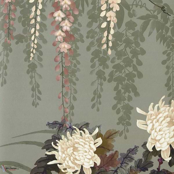 Wisteria Bloom behang-1838 wallcoverings-Selected Wallpapers-Interiors