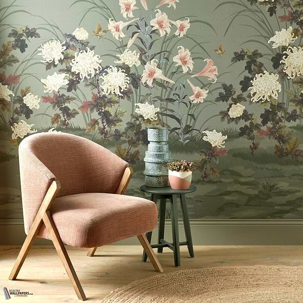 Wisteria Bloom behang-1838 wallcoverings-Selected Wallpapers-Interiors