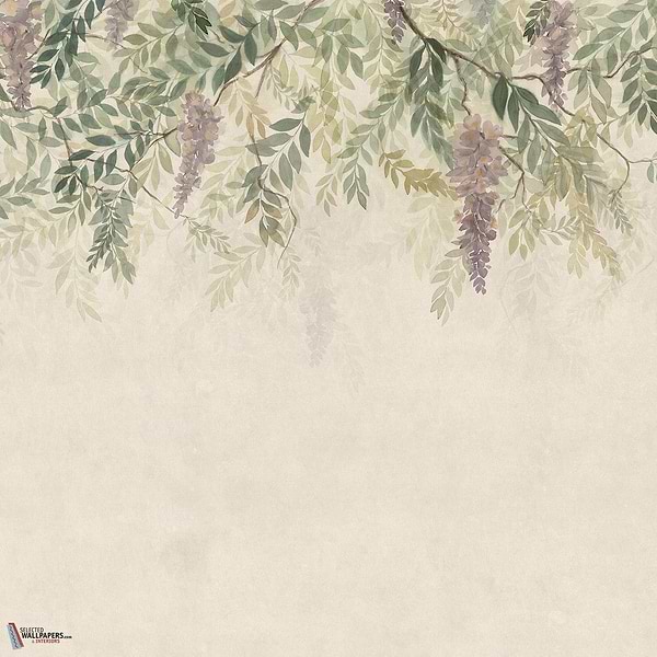 Wisteria behang-Sandberg-Green-Mattic-M2-Selected Wallpapers-Interiors