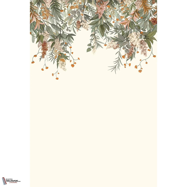 Wisteria behang-Casamance-wallpaper-tapete-Ivoire/Vert Amande-Set-Selected-Wallpapers-Interiors