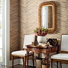 Wood Herringbone-Thibaut-Selected-Wallpapers-Interiors