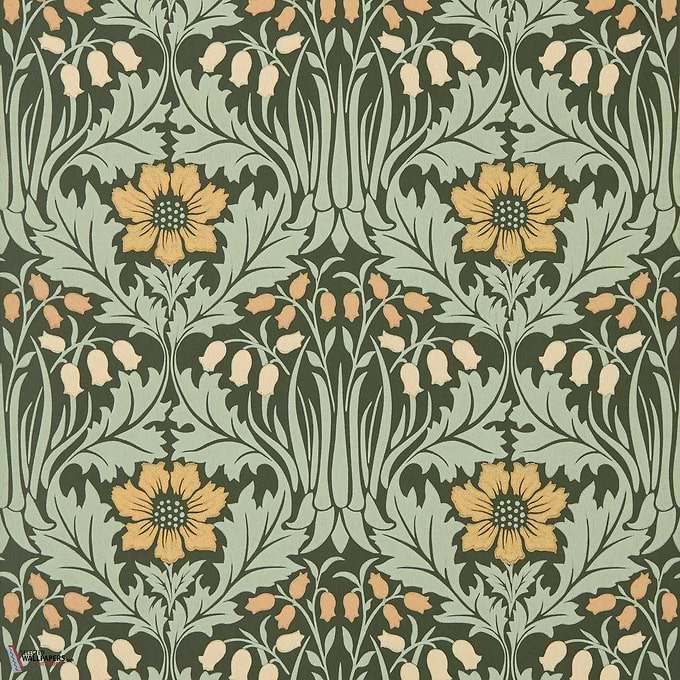 Woodbell & Anemone behang-Morris & Co-Bayleaf/Manilla-Rol-Selected Wallpapers-Interiors