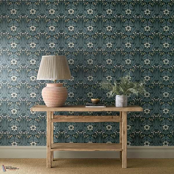 Woodbell & Anemone behang-Morris & Co-Selected Wallpapers-Interiors