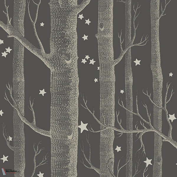 Woods & Stars behang-Cole & Son-Black-Rol-Selected Wallpapers-Interiors