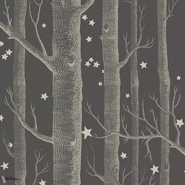 Woods & Stars behang-Cole & Son-Black-Rol-Selected Wallpapers-Interiors