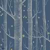 Woods & Stars behang-Cole & Son-Midnight-Rol-Selected Wallpapers-Interiors