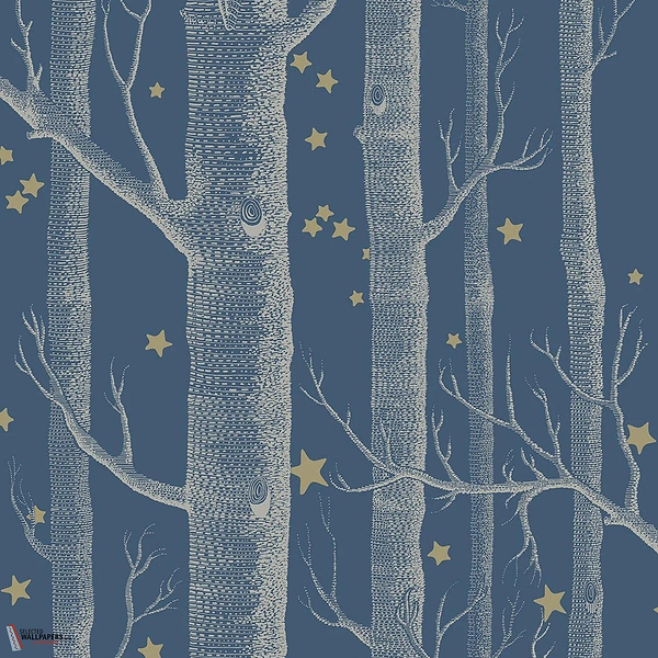 Woods & Stars behang-Cole & Son-Midnight-Rol-Selected Wallpapers-Interiors