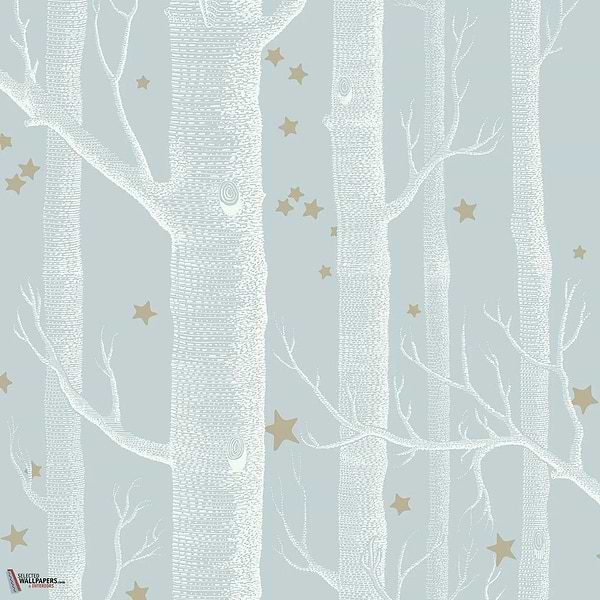 Woods & Stars behang-Cole & Son-Powder Blue-Rol-Selected Wallpapers-Interiors