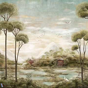 Xi Hu Lake-Coordonne-wallpaper-behang-Tapete-wallpaper-Jade-Non Woven-Selected Wallpapers