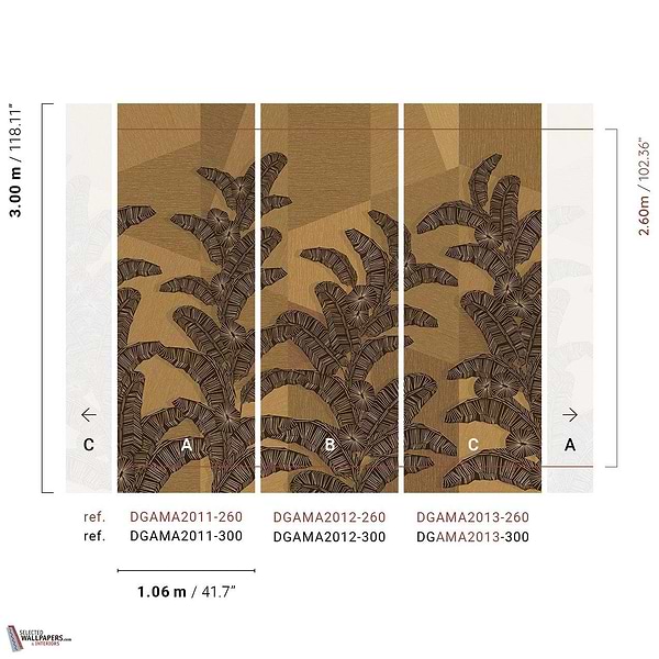 Yucatan behang-Masureel-wallpaper-tapete-Selected-Wallpapers-Interiors