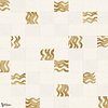 Yugen behang-Masureel-Gold-Paneel A-260 cm-Selected Wallpapers-Interiors