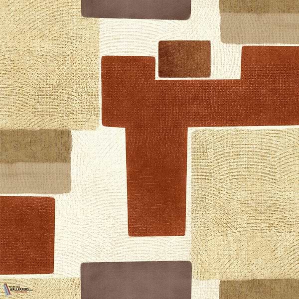 Zacatecas behang-Coordonne-Terracotta-Rol-Selected Wallpapers-Interiors