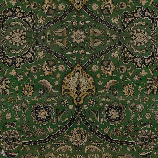 Zanjan behang-House of Hackney-wallpaper-tapete-Green-200 cm-Selected-Wallpapers-Interiors