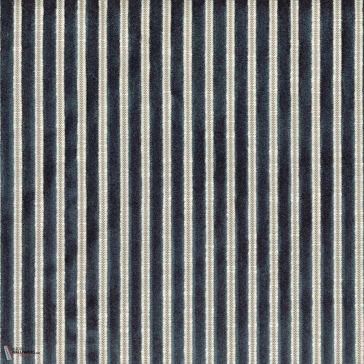 Zebu stof-Casamance-fabric-Marine-Meter (M1)-Selected-Wallpapers-Interiors
