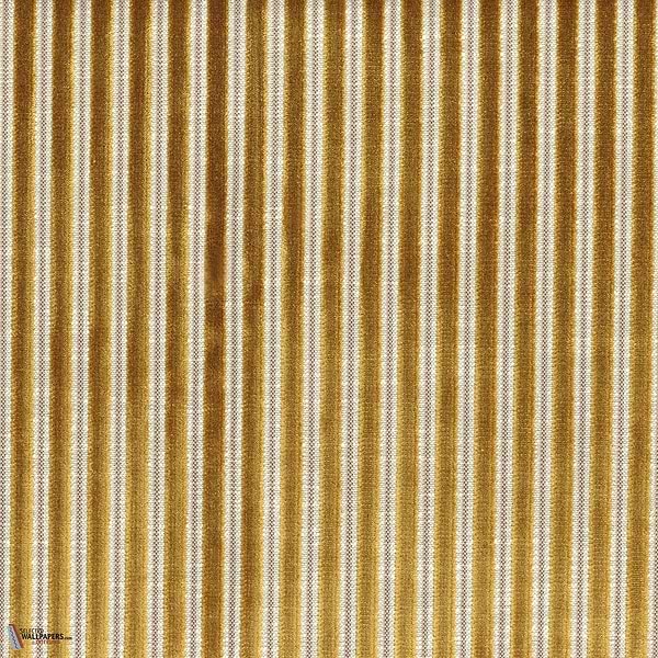 Zebu stof-Casamance-fabric-Moutarde-Meter (M1)-Selected-Wallpapers-Interiors