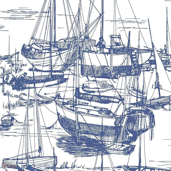 Zingara behang-Little Greene-Delft-Rol-Selected Wallpapers-Interiors