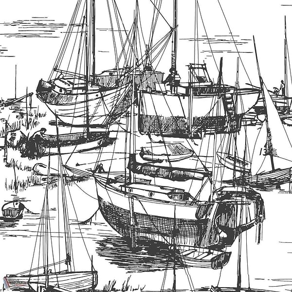 Zingara behang-Little Greene-Nickel-Rol-Selected Wallpapers-Interiors