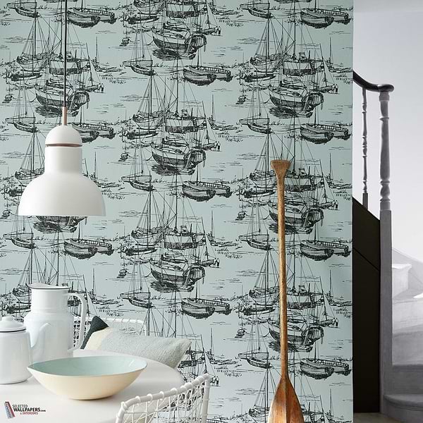 Zingara behang-Little Greene-Selected Wallpapers-Interiors