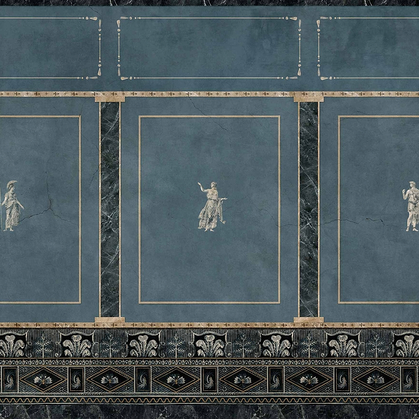 Arianna behang-Coordonne-Sapphire-Non Woven-Sample-Selected Wallpapers-Interiors