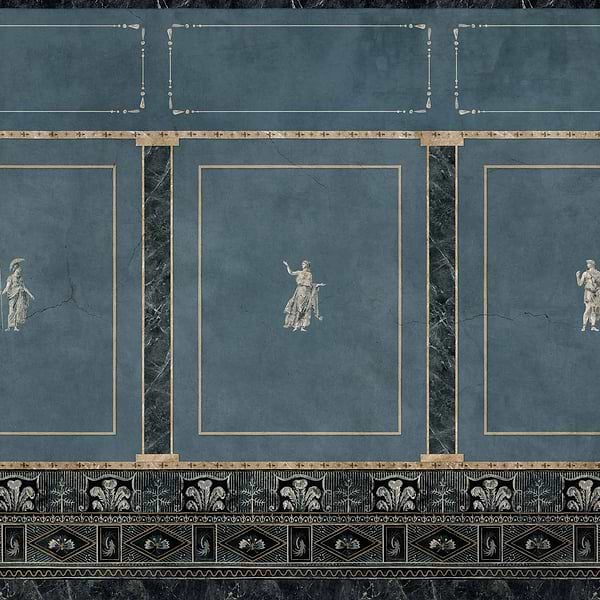 Arianna behang-Coordonne-Sapphire-Non Woven-Sample-Selected Wallpapers-Interiors