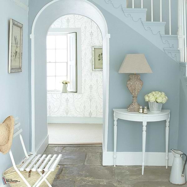 Bone China Blue verf Little Greene 107-Selected-Wallpapers-Interiors