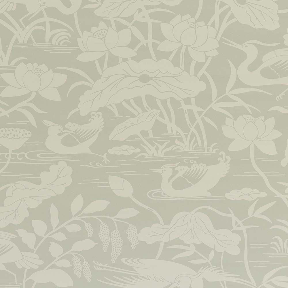 Heron & Lotus Flower behang - BW45089.3