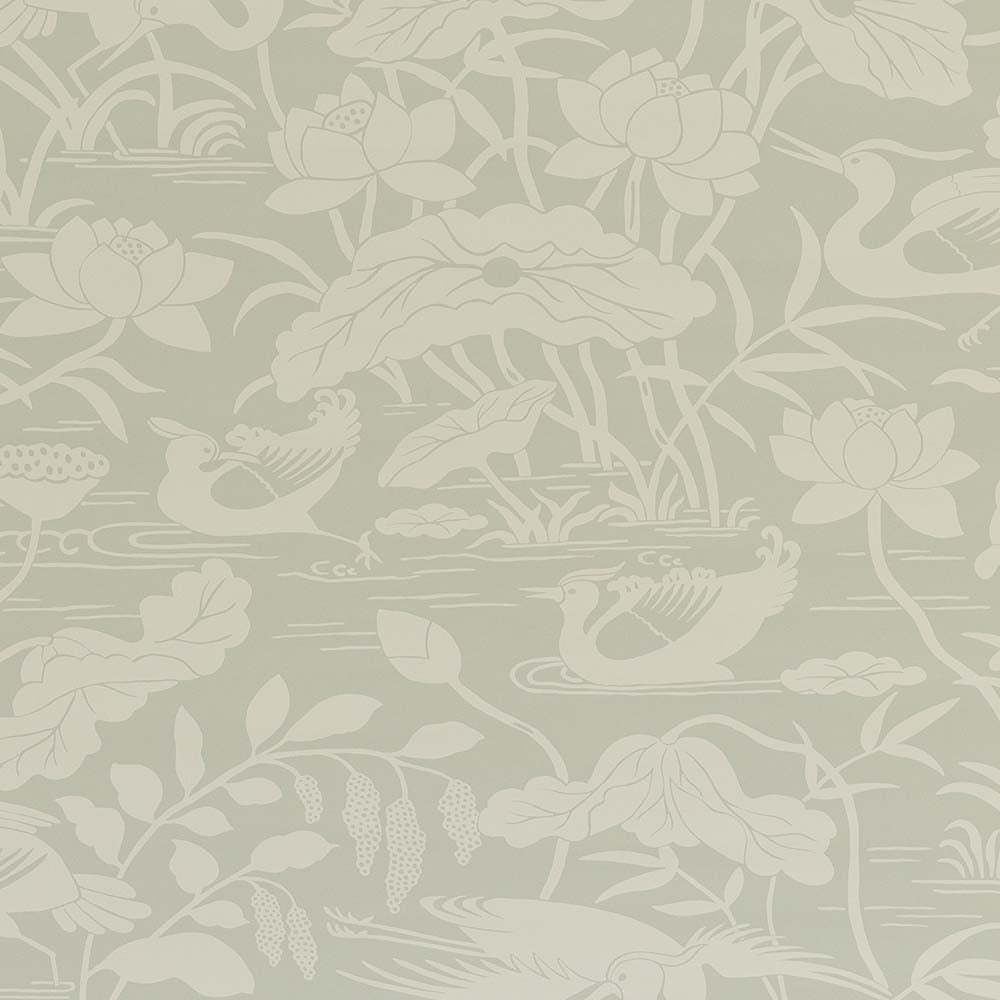 Heron & Lotus Flower behang - BW45089.3