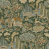 Home park behang-GP&J Baker-Royal green-Rol-Selected Wallpapers-Interiors