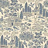 Home park behang-GP&J Baker-Royal blue-Rol-Selected Wallpapers-Interiors