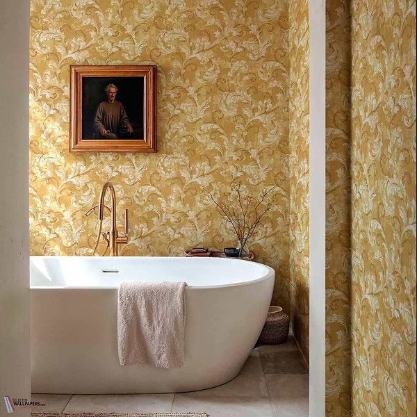 Byzantine Damask Tapete-Coordonne-Selected Wallpapers-Interiors