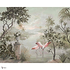 Paisaje Con Flamencos wallpaper in Nuevo Mundo van Coordonne