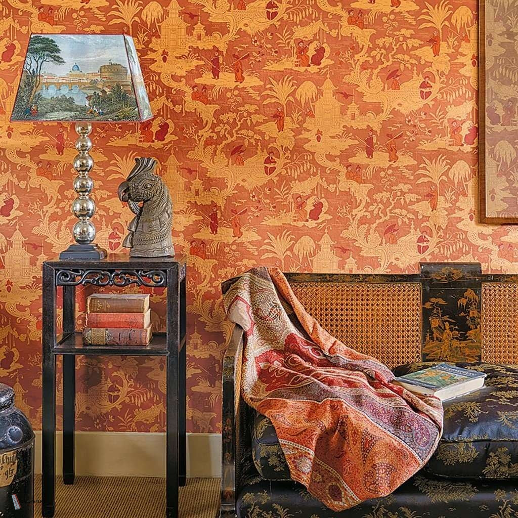 Chinese Toile behang van Cole & Son
