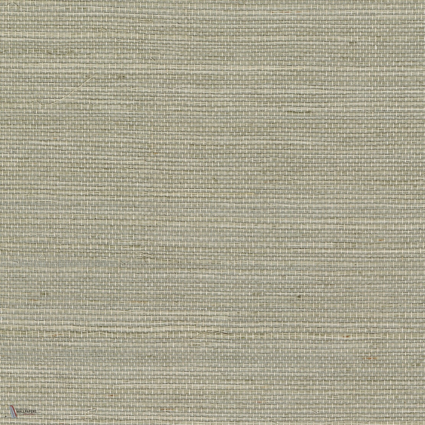 Sisal wallpaper in Sisal Argent by CMO Paris