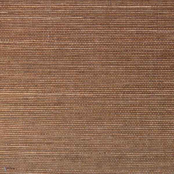 Sisal wallpaper in Tabac by CMO Paris