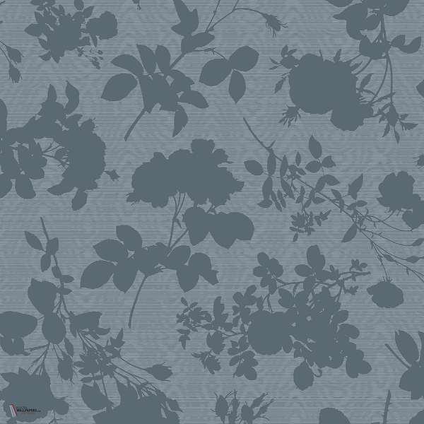Absence Of Roses Moire behang in Pewter van Cole & Son