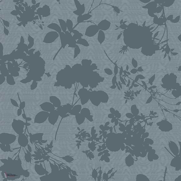 Absence Of Roses Moire behang in Pewter van Cole & Son