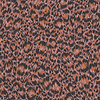 Hand-Painted Leopard behang in Rose & Tangerine van Cole & Son