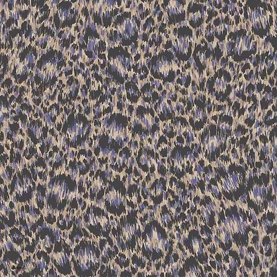 Hand-Painted Leopard behang in Sand & Violet van Cole & Son