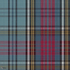 Macandreas Tartan behang in Petrol & Rouge van Cole & Son