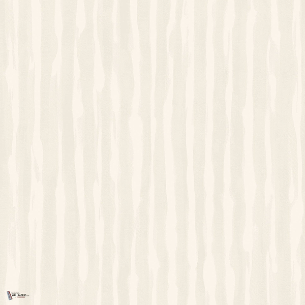 True-Punk Stripe wallpaper in Soft White by Cole & Son