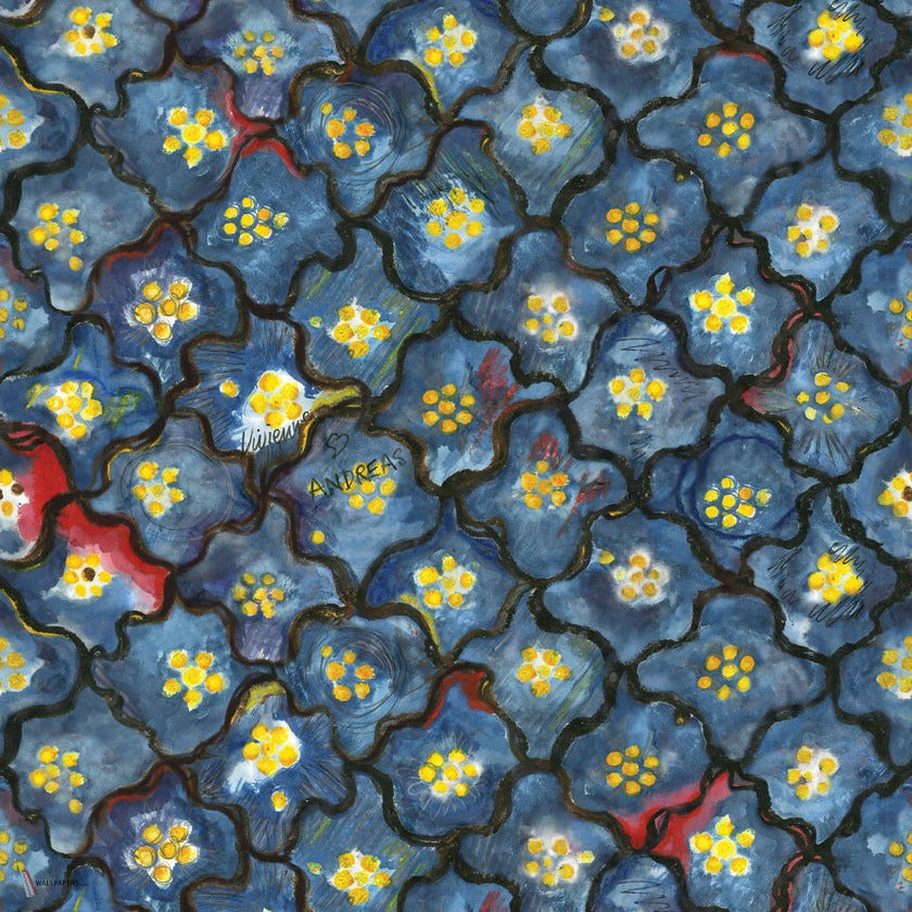 Vivienne Love Andreas wallpaper in Night Sky by Cole & Son