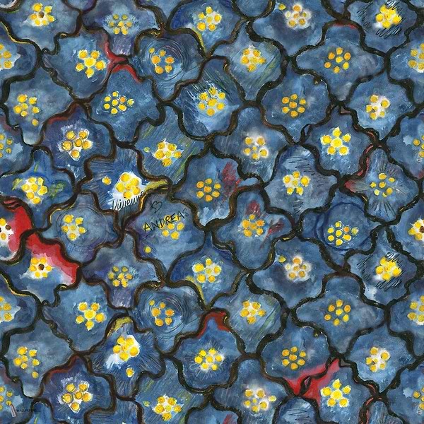 Vivienne Love Andreas wallpaper in Night Sky by Cole & Son