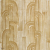 Crescent wallpaper in Gold/Ivory van Kelly Wearstler